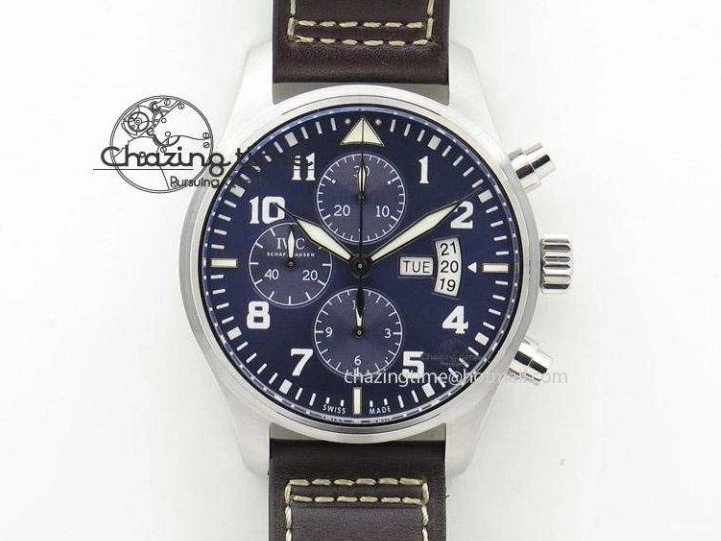 MIROTIME 0305 Aquatimer Chrono IW376702 SS BLS 1:1 Best Edition Black Dial on Black Rubber Strap A WellDesigned 7105